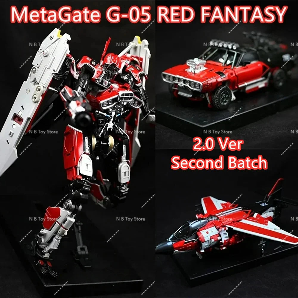 【Auf Lager】 Metagate Metagate-G05 Mg G-05 2.0 See Shatter Red Fantasy Hochwertige Roboter-Actionfigur