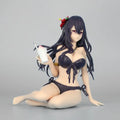 10cm Swimsuit Sitting Pose Anime Girl Figure Statue Desktop Decoration Gift