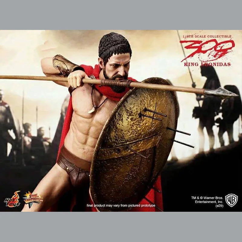 Original Hottoys HT MMS114 1/6 scale  King Leonidas Sparta 300 Action Figure  Model Toy