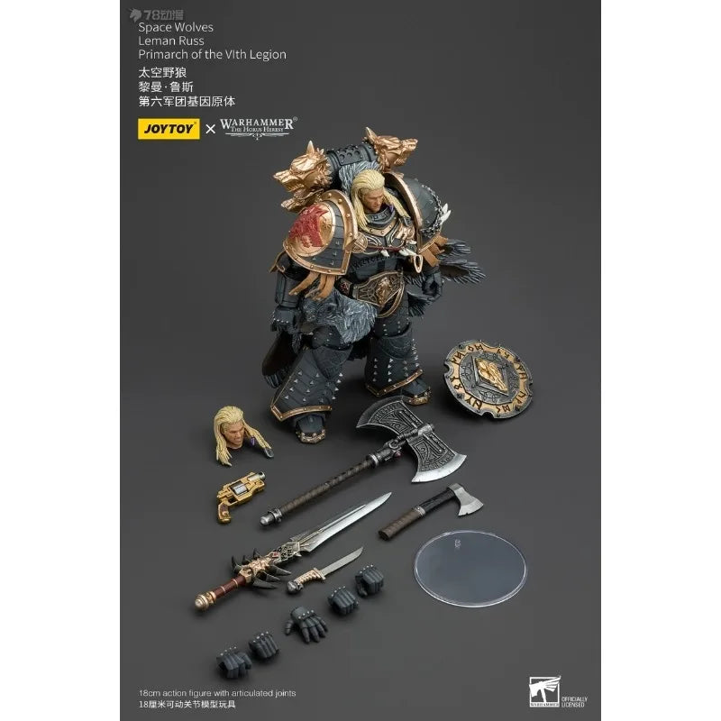 JOYTOY Genuine JOYTOY X Warhammer 40K Series Genealogy Emperor's Crown Prince HH Action Figure Boy Gift Collection Model