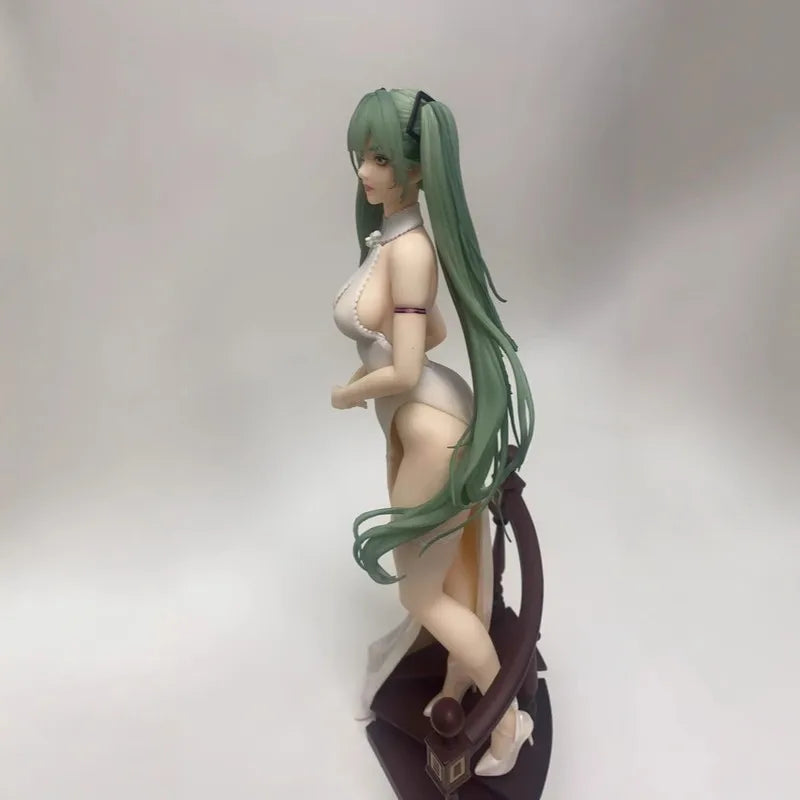 42cm Hatsune Miku Green Hair Princess Virtual Singer Girl Figure Model Statue Boys Collection Desktop Decoration Ornament Toys