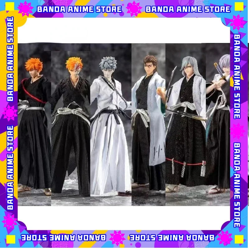 Model GT Bleach Kurosaki Ichigo Aizen Sousuke Ukitake Jushiro Ichimaru Gin 18cm/7inch 1/10 SHF Anime Action Figure Toys Gifts