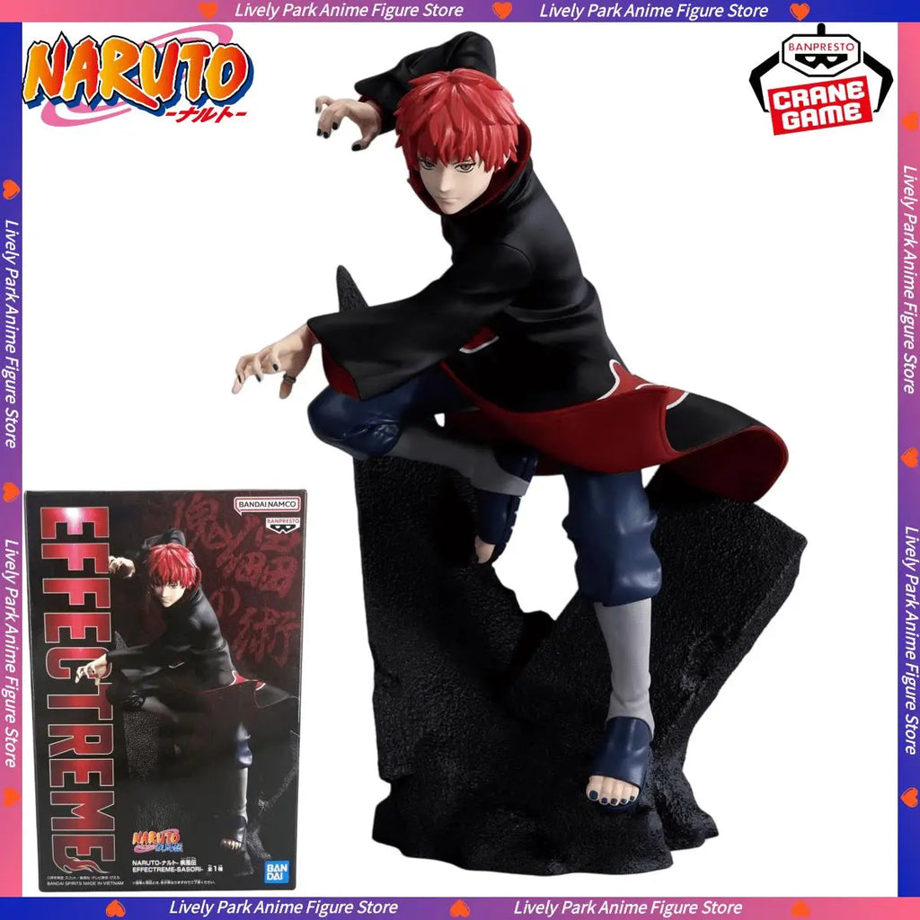 BANDAI Original BANPRESTO NARUTO EFFECTREME Shippuden SASORI Anime Figures Children Doll Collectible Desktop Ornament Toys Gifts