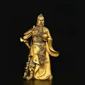 Copper Tobao God of Wealth God of Guan Gong Statue Decorative Attracting Wealth Home Furnishings Gifts