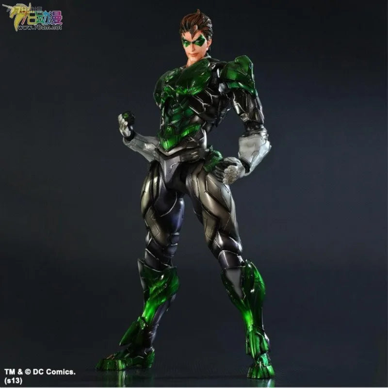 SQEX Original PlayArts Changes Action Figure Series DC Comics Green Lantern Anime Action Figure Model Toys Model Gifts for Boys