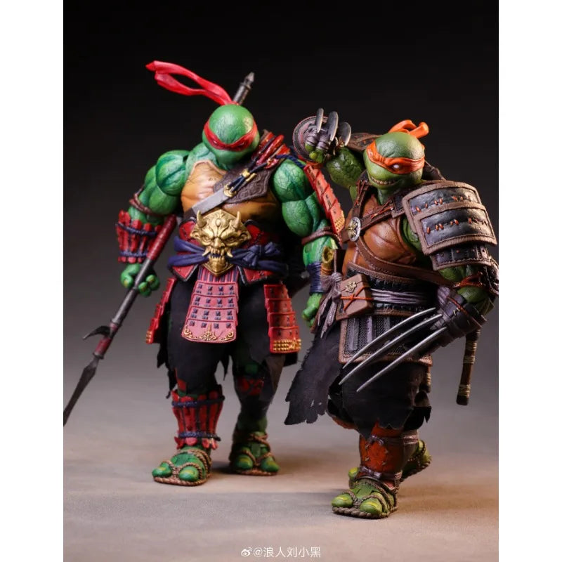 Memory Toys Gunman LING JIHUN Teenage Mutant Ninja Turtles ，WF Venue Limited Michelangelo and Raphael Movable Model Collection