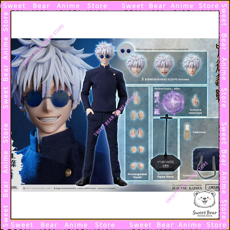 ASMUS Jujutsu Kaisen Satoru Gojo Suguru Geto JJKS201 1/6 Scale Casual Clothes Version Action Figure Anime Model Trendy Toy Doll