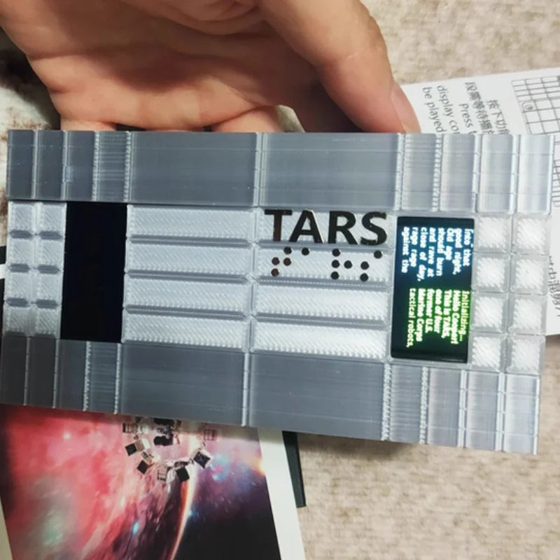 Interstellar Peripheral  Merch– Tars And Case Robot Action Figure Model Toys Gift For Fans