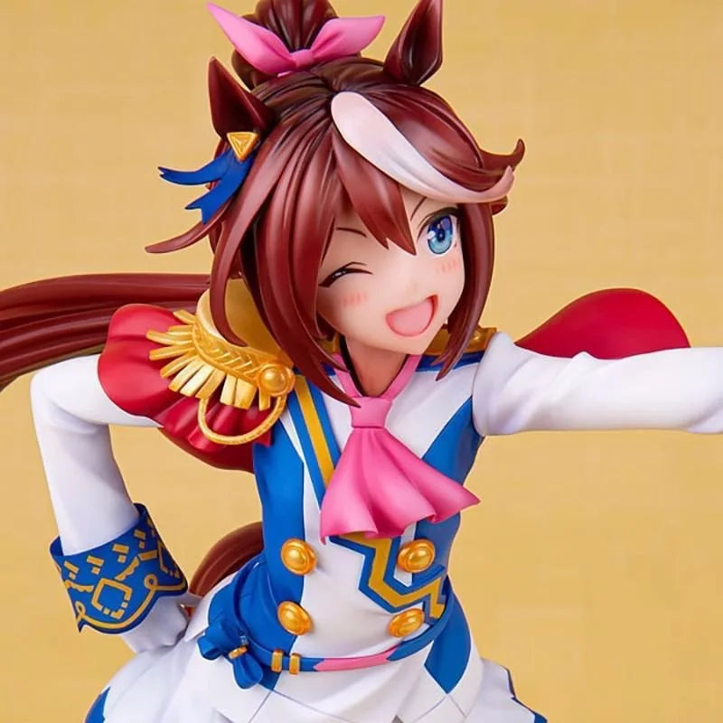 26CM New Anime Game Pretty Derby Tokai Teio kawaii Double expression Action Figure PVC Model Toys Doll ornament Gifts