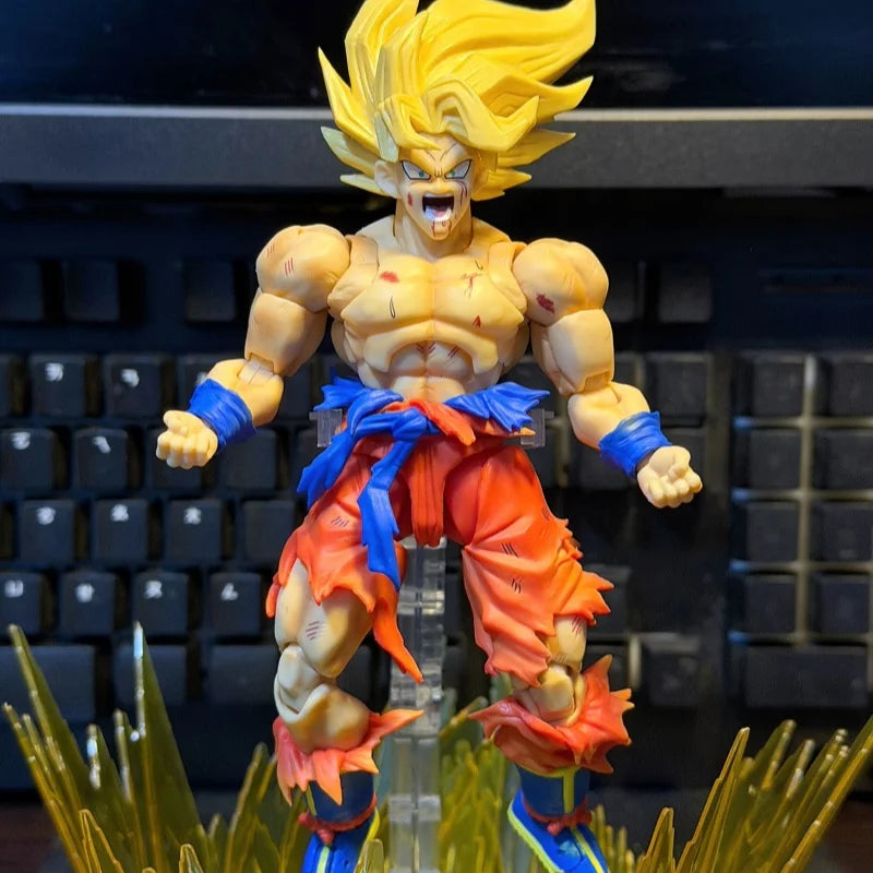 Nan&T Shf Battle Weekly Goku Dragon Ball Z 1:12 Maßstab Actionfigur Modell Spielzeug Anime Figuren Brinquedos Geburtstagsgeschenk