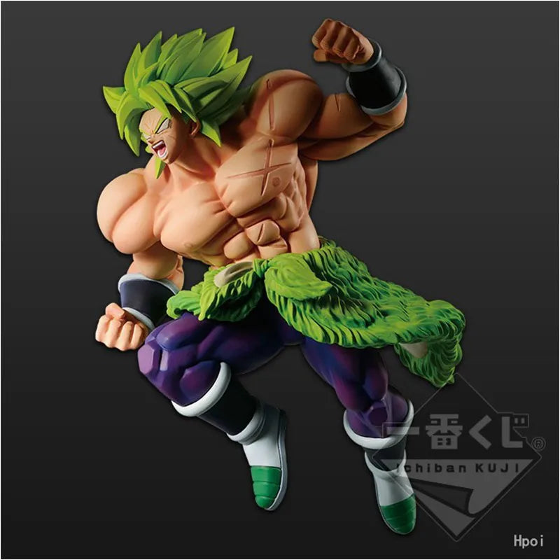 Dragon Ball Z Broly Figure Movable Super Saiyan 3 Son Goku Anime Action Figure Collection Doll Figurine 21cm Model Toys Model