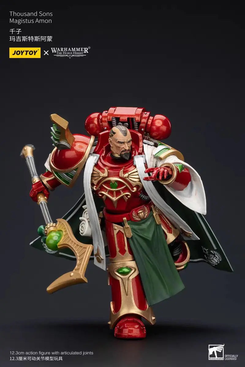 【In Stock 】JOYTOY Warhammer 40K Thousand Sons Magistus Amon 1/18 Action Figures Collection Toys Models