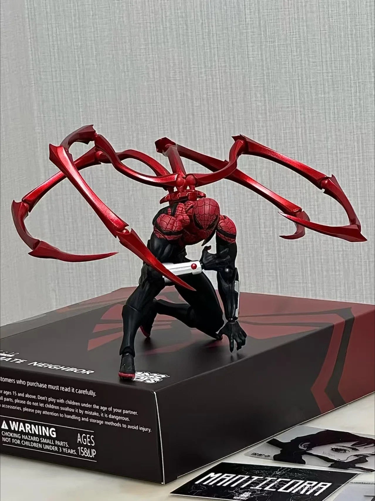 Mess Toys Superior Spider Man Doctor Octopus Peter Parker Messtoys Spiderman Neighbor Anime Action Figure Model Boys Toys Gifts