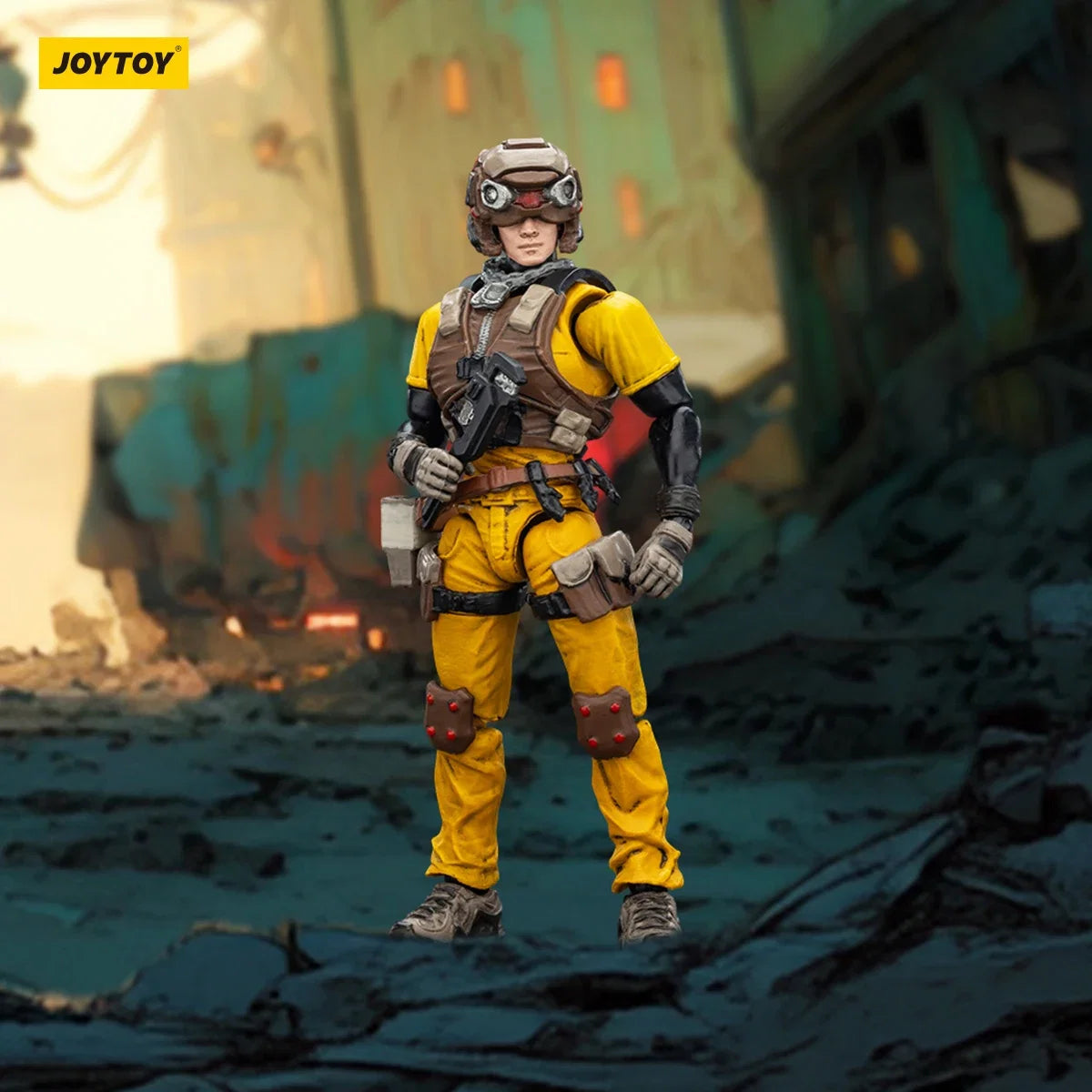 JOYTOY Dark Source 1/25 Steel Ride Corps & UNSC Corps Movable Figurine Joint Model Doll Assembly Toy Collection