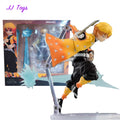 15cm Demon Slayer Anime Figures Agatsuma Zenitsu Action Figure model Doll Collection Toys Gifts