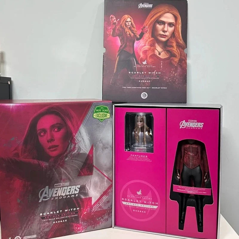 Hot Toys Dx36ae Haartransplantation Hottoys Ht Dx35 Crimson Witch Wanda Actionfiguren Scarlet Witch Ht Limitierte Sammlerstück-Geschenkspielzeug