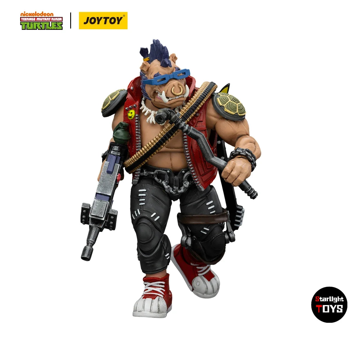 JOYTOY TMNT Rocksteady Beebop 1/18 Action Figure Model Toy