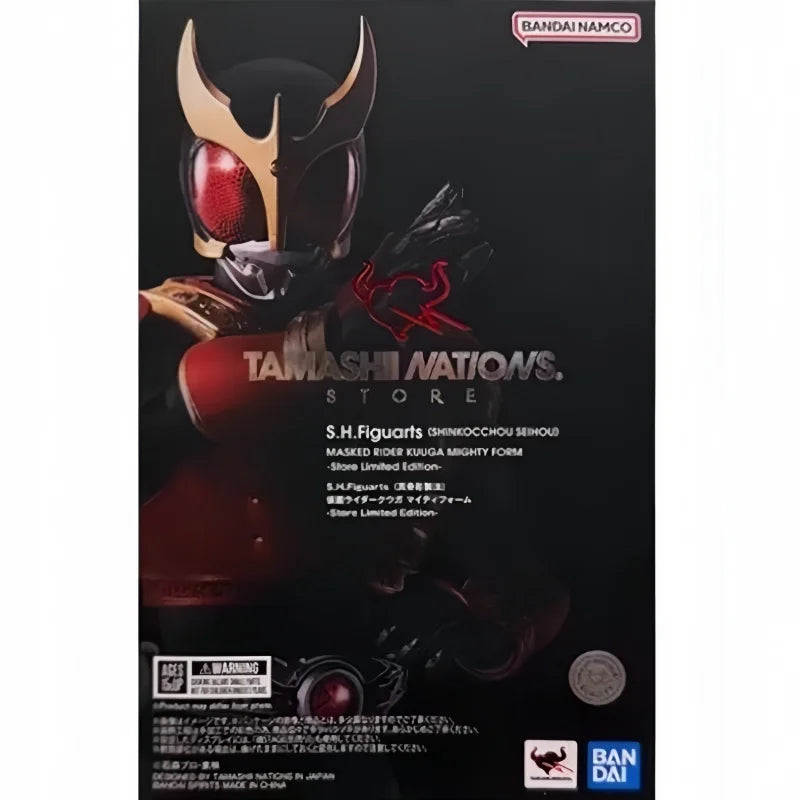 New Hot Sale Genuine Bandai Kamen Rider Kuuga Real Bone Carving Mobile Toy Tnt Version Mighty Form Cool Decoration Surprise Gift