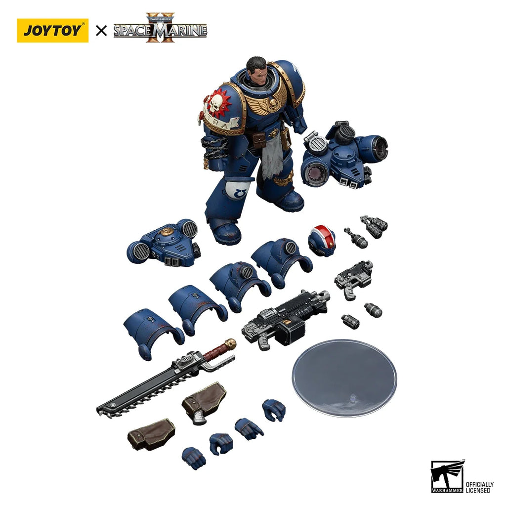 【In stock】 JOYTOY Warhammer 40K 1/18 Action Figures Ultramarines Lieutenant Titus-Collectors Edition Anime Model Toys Gift