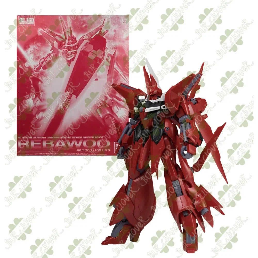 BANDAI Official GUNDAM RE Series 1/100 ZMT-S126G SHOKEW AMX-107R REBAWOO Limited & Special Versions Anime Action Figure