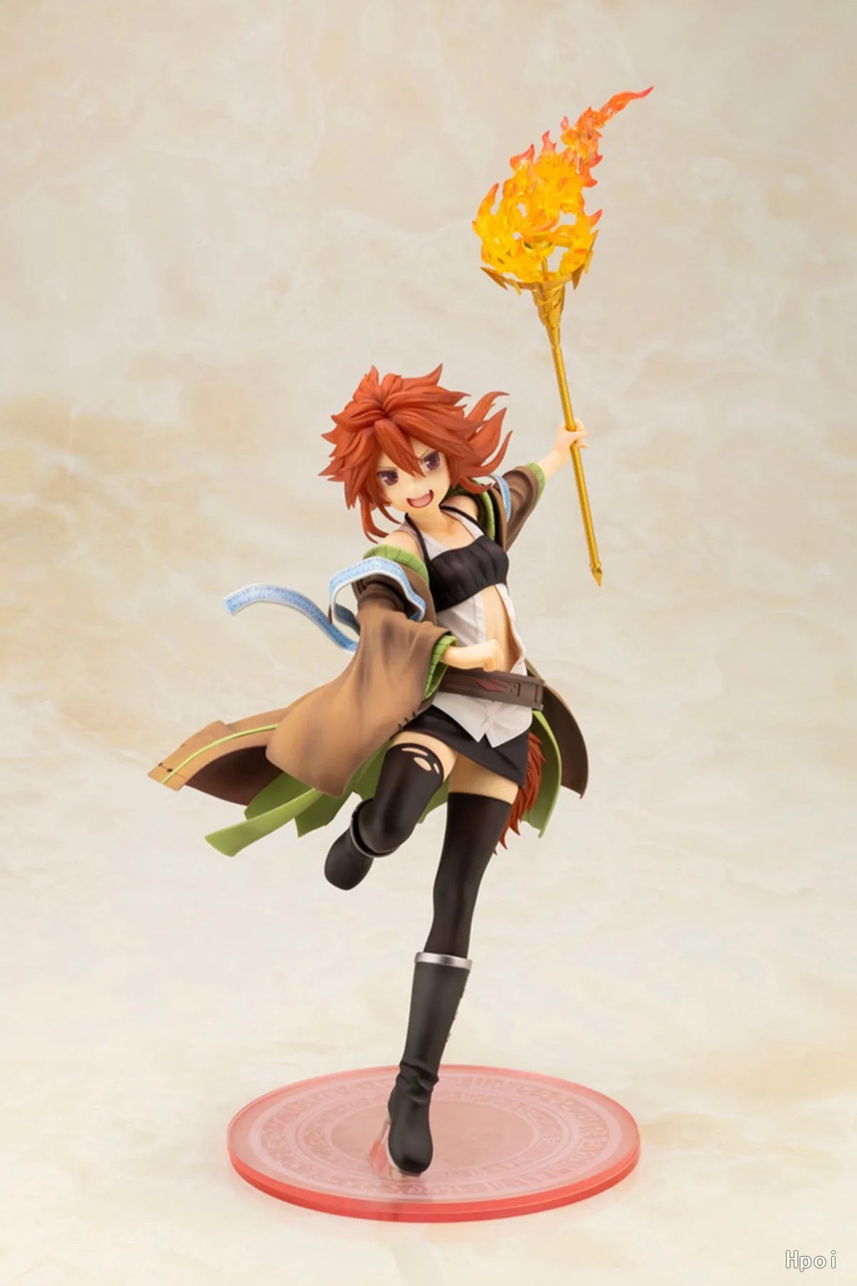 【FS】 Original Kotobukiya Yu-Gi-Oh Monster Duel Fire Spirit Hita Anime Figure Model Toys Gift Ornaments Collection