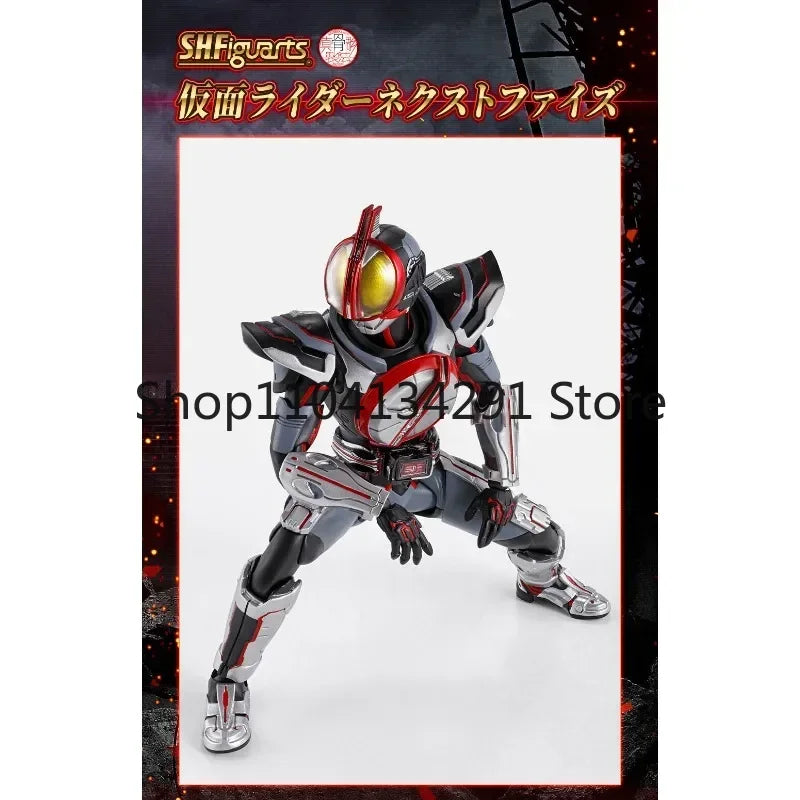 Original Bandai S.H.Figuarts Kamen Rider Faiz Next Faiz Anime Figure Collectible Model Birthday Gift Toy