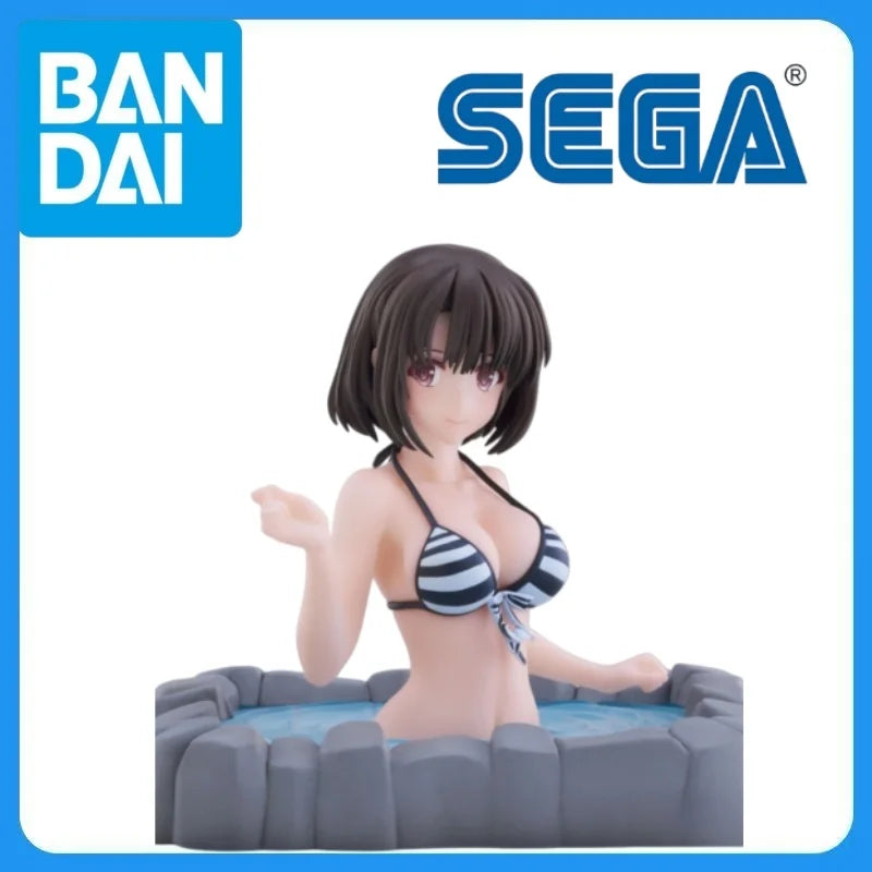 In Stock Genuine SEGA Saenai Heroine No Sodatekata Fine Kato Megumi Thermae Yu~topia Anime Figure Garage Kit Anime Cartoon