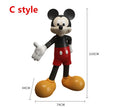 Disney 110cm Big size Posture Mickey Mouse Resin Action Figure Collection model Home decorations Ornaments toys kids best gift