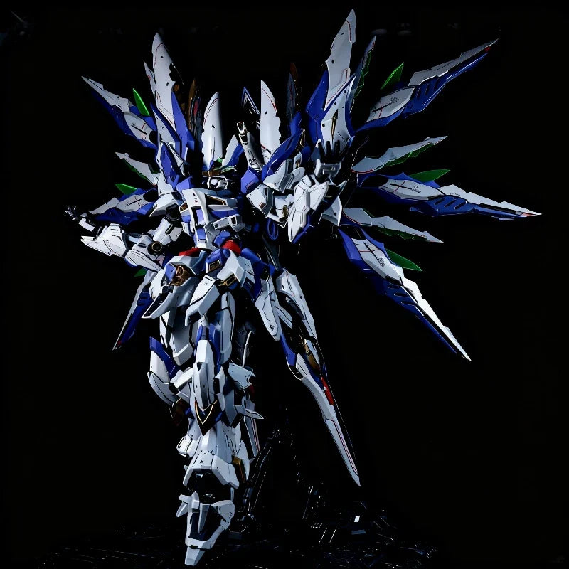 EINTA Sky Defender 1/72 Assembly Model Kit Alloy Frame Action Figures Multilayer Structure Mecha Toy With Base Collectible Gift