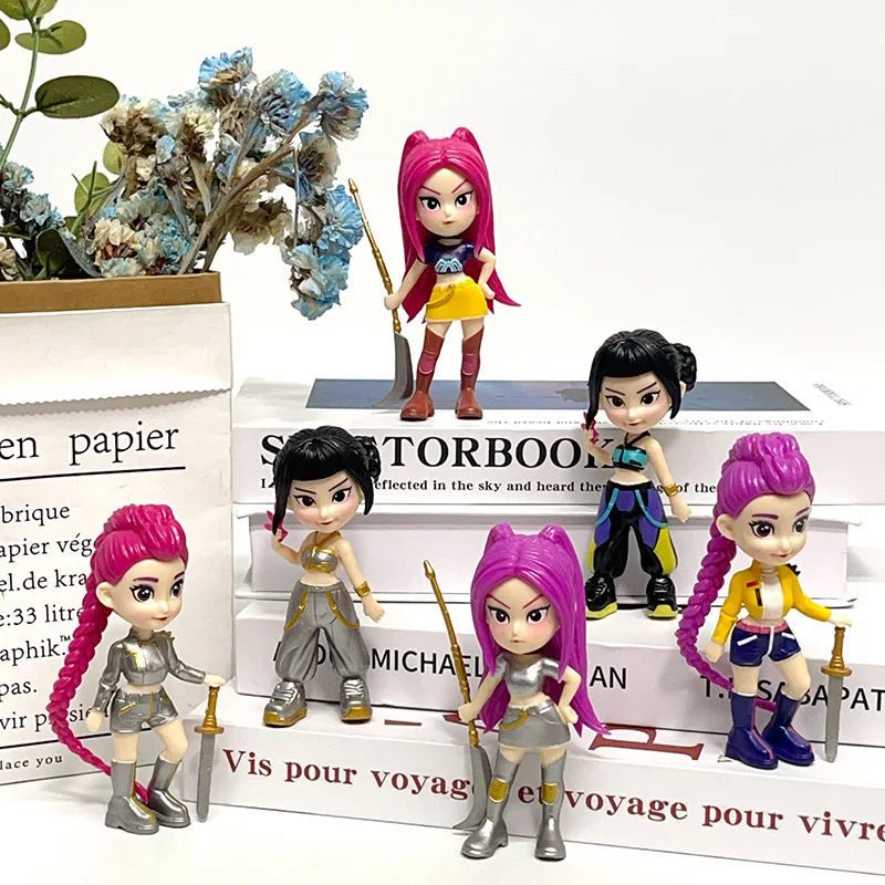 New product Magic Hunting Group Q version suit Handmade doll tabletop decoration Korean trendy women's group figure decoration t