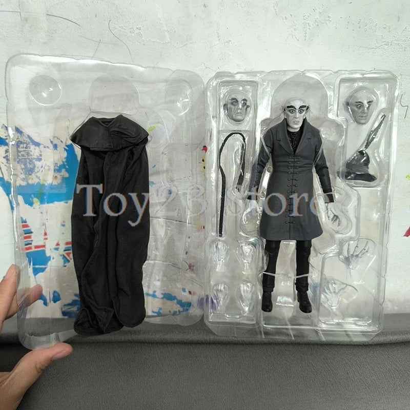 NECA Ultimate Black and White Horror Count Orlok Nosferatu Action Figure Model Toys Christmas Gift