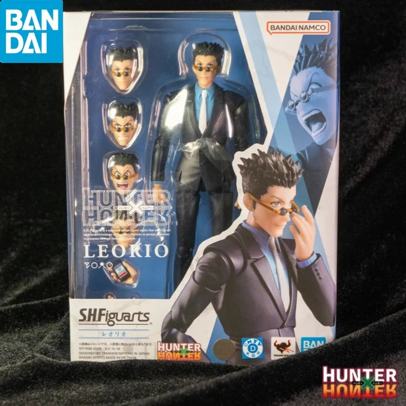 15cm Original Bandai S.H.Figuarts HUNTERxHUNTER Kurapika Leorio Actionfigur 1/12 Sammel-Anime-Bewegungsfigur Puppenornament Geschenk