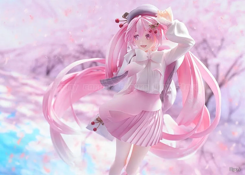 【In Stock】GSC Piapro Characters Hatsune Miku Sakura Future Flower Appreciation 1/6 Scale Figure Model Toys