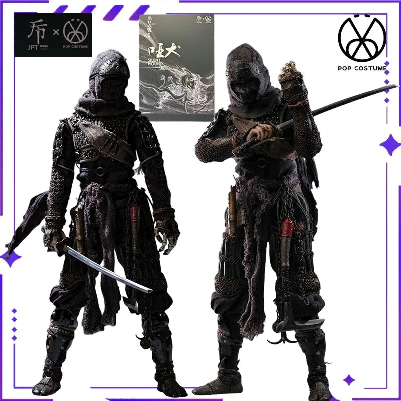 【 in Stock 】 JPT Design × POPCOSTUME Original 1/6 Million Sagamori Ninja Mute Dog Movable Soldier Doll Model Toy Gift Collection