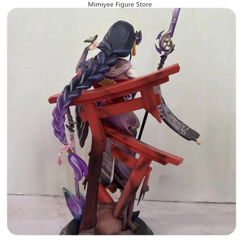 35cm Genshin Impact Raiden Shogun Game Figure Model Statue Desktop Ornament