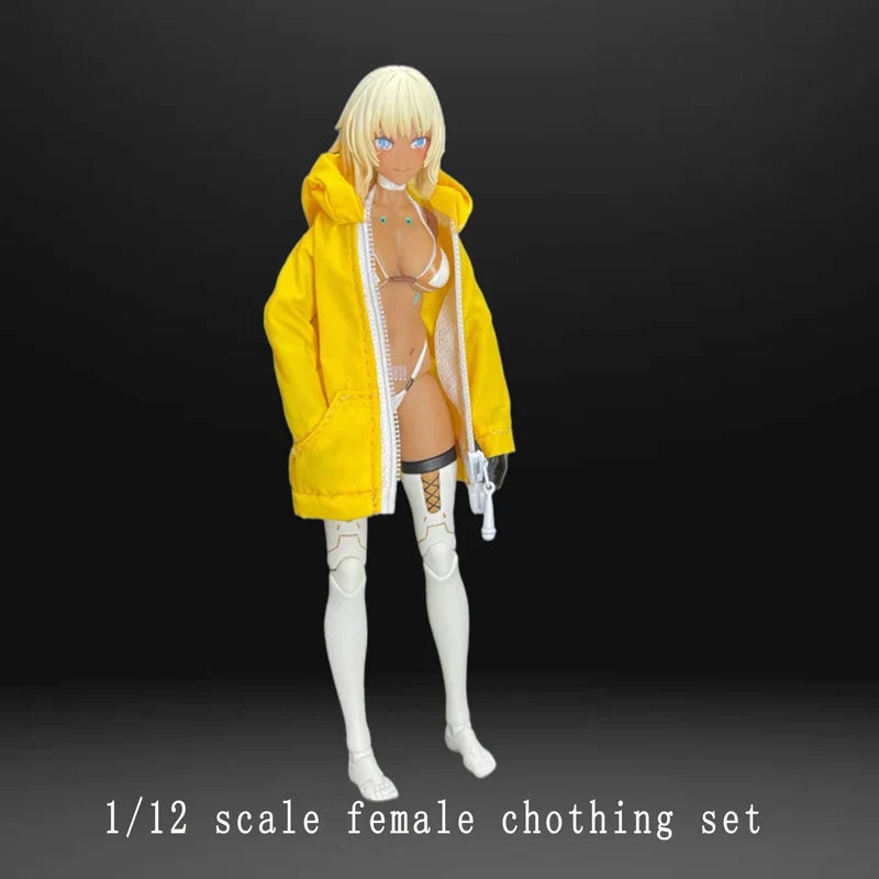 New Snail Shell 1/12 Milk Tea Girl Action Figures Assembly Gun Gynoid Statue Assembly Garage Kit Mecha Model Kit Figure