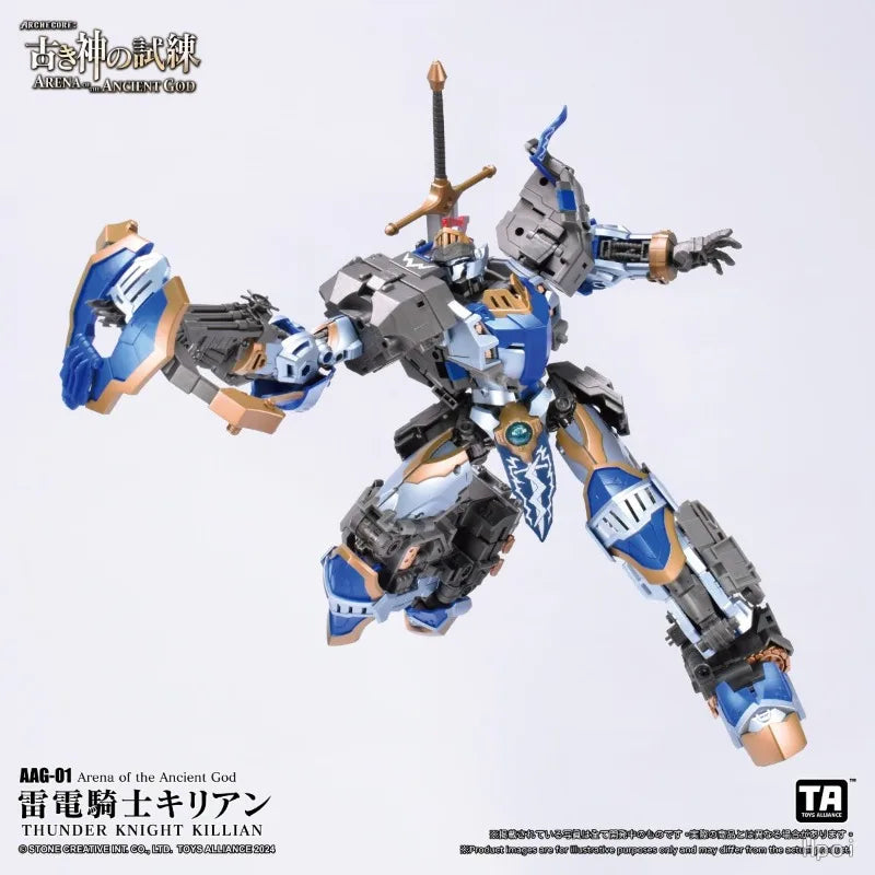 TOYS ALLIANCE Original AAG-01 Ancient God Trial Thunder Knight Qilion Mobile Mech Anime Mobile Doll Model Toy Mobile Joint Model