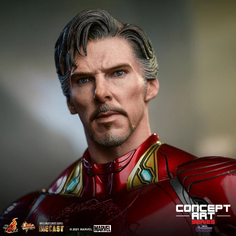 Hot Toys Steel Doctor Strange Actionfigur 1:6 Scale Avengers Sammlerstück Dr. Strange Figur für Spielzeug- und Filmsammler