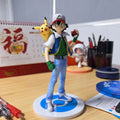 18cm Ash Ketchum Figure Misty Anime Figurine Brock Action Figures Pvc Gk Collection Statue Model Decoration Room Desk Toys Gifts