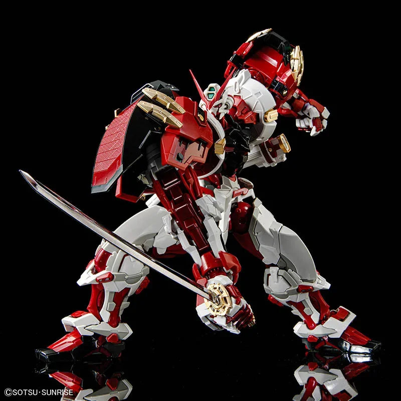 Bandai Original GUNDAM HIRM 1/100 GUNDAM ASTRAY RED ERAME POWEREO RED Anime Action Figure Assembly Model Toys Collectible Model
