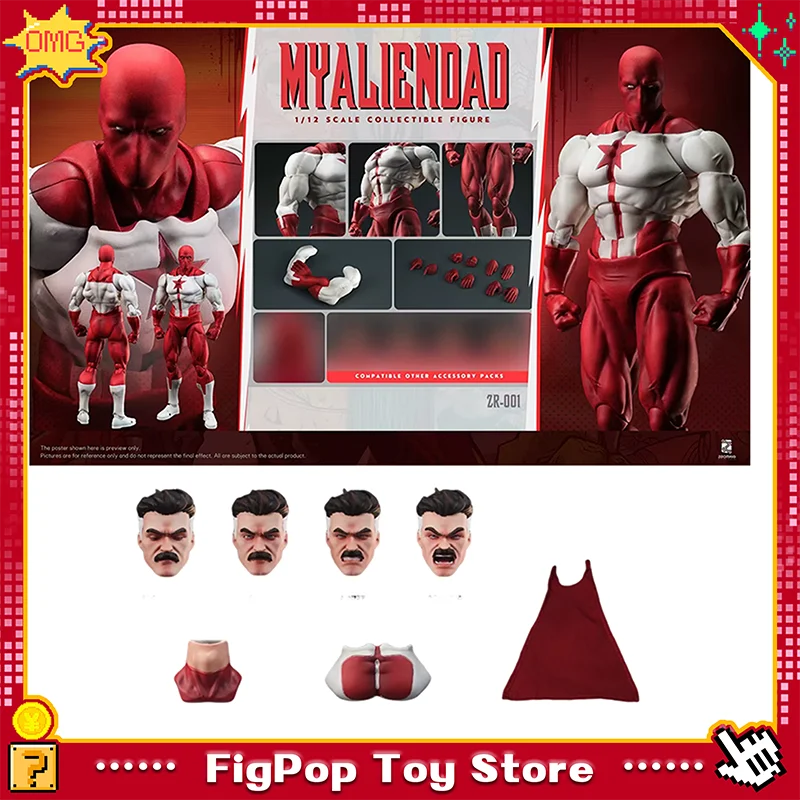 PRE ZOOMRIG Studio ZR-001 TN-001 1/12 MYALIENDAD Invincible Boy Omni Man Collectible Figure Action Figure Collection Model Toys