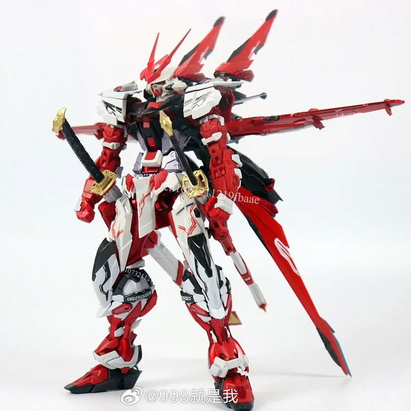 In Stock DABAN 8836 Astray Red Frame Red Dragon MG 1/100 MB MBF-P02 METAL BUILD Toy Assembly Model Kit Action Figures Gifts