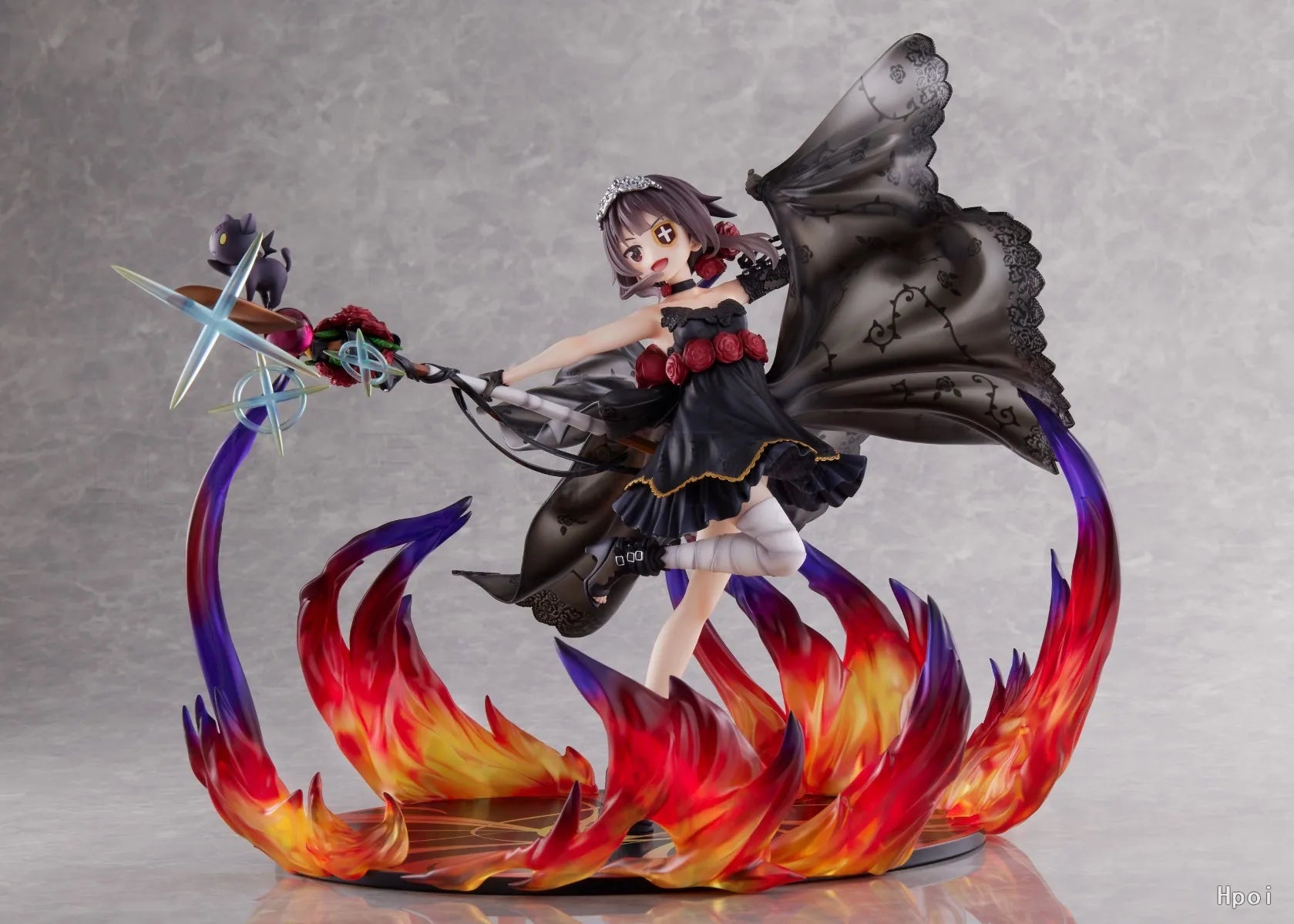 【Original】F:NEX Kono Subarashii Sekai Ni Shukufuku O! Megumin Black Rose Dress 1/7 Model Toys