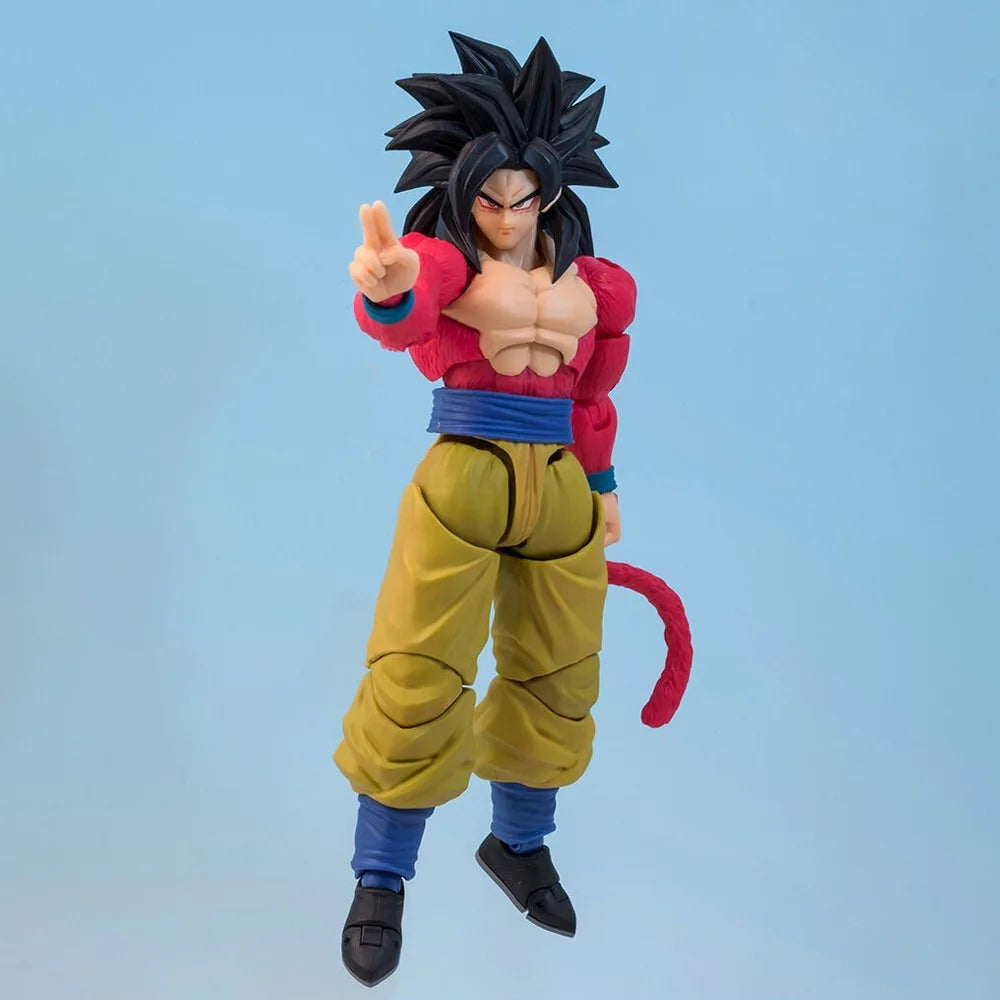 Super Ssj4 Figuras Dragon Ball Z Son Goku Action Figure Toys Anime Saiyan 4 Figurine 16cm Collection Movable Model Children Gift