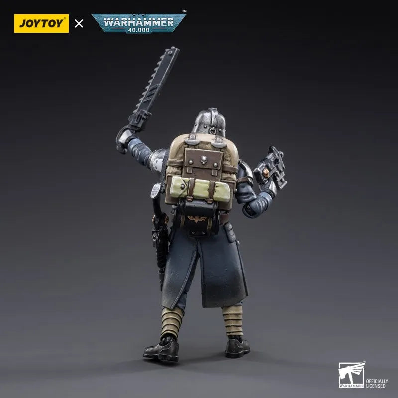 [In Stock] JOYTOY Warhammer 40K Astra Militarum Death Korps of Krieg Veteran Squad Sergeant Guardsman 1/18 Action Figure Dolls