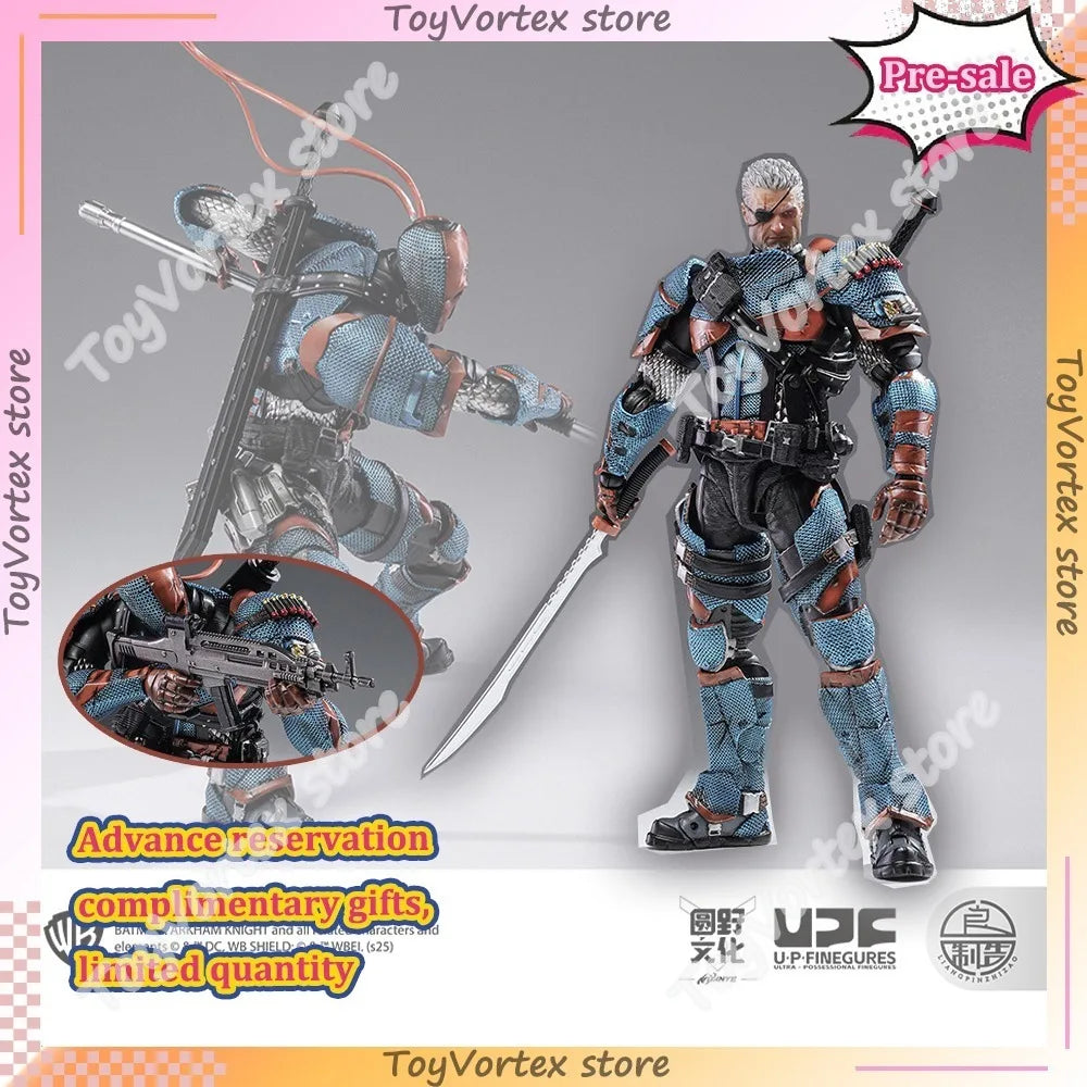 Pre-sale LPZZ 1/12 ROUNO CUEURE DC002 Deathstroke Arkham Knight Action Figure Model Movable Collectible Model Anime Figure Toys