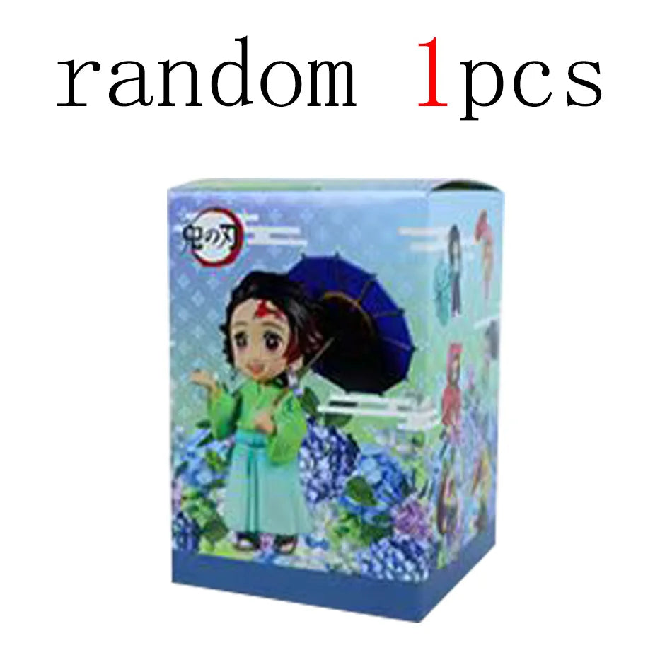 In Stock Original  Anime Plum Rain Series AB Blind Box Figure Model Desktop Ornament Trendy Toys Collectible Gift