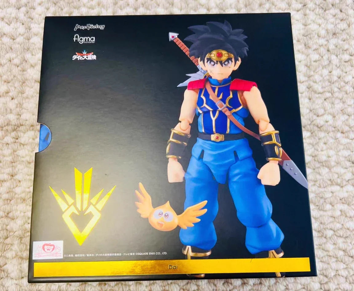 Auf Lager Original Max Factory Dai Gome GSC Figma 500 Dragon Quest: Dai - Das Abenteuer von Dai Anime-Actionfiguren Spielzeug für Jungen und Mädchen