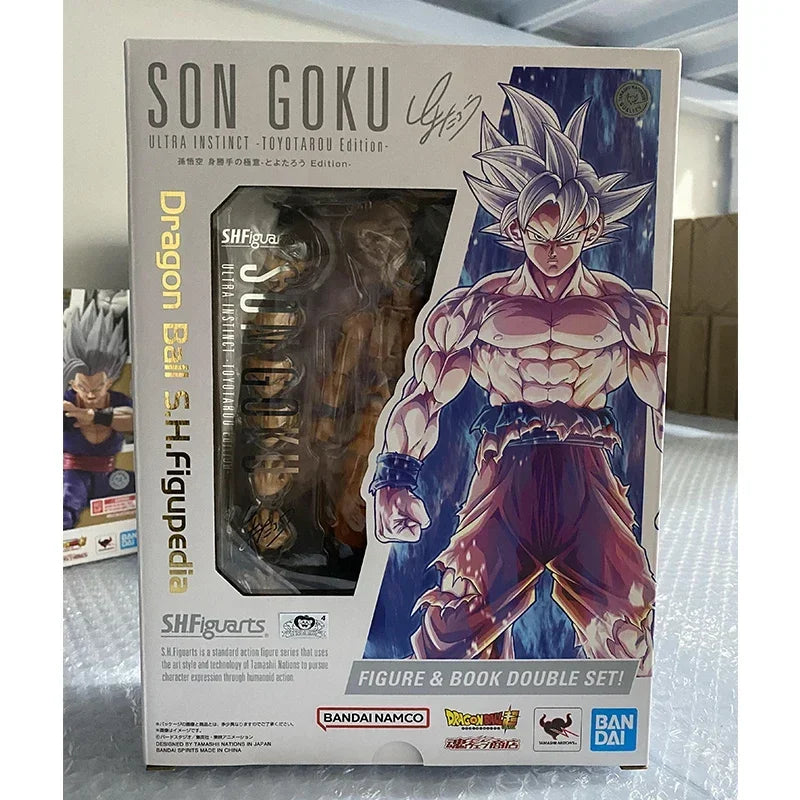 Bandai Dragon Ball Z VJ30TH S.H.Figuarts Son Goku Ultra Instinct TOYOTAROU Edition SHF Super Saiyan Ultra Instinct Figure Model