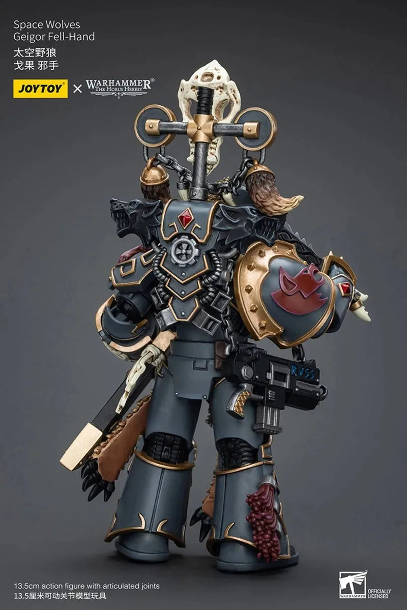 JOYTOY Warhammer The Horus Heresy 1/18 Space Wolves Geigor Fell-Hand Action Figure Model Toy